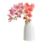 bouquet artificiel orchidées phalaenopsis rose blanc jaune moderne décoration intérieure mariage anniversaire fêtes