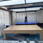 table billard transformable table manger ping pong 7ft 8ft 9ft ardoise bois cuir modernes