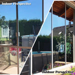 film protection fenêtre adhésif opaque moderne décoration isolation thermique transparent autocolant PVC
