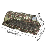 tente camping camouflage moderne polyester extérieure campement moustiquaire portable vert brun noir