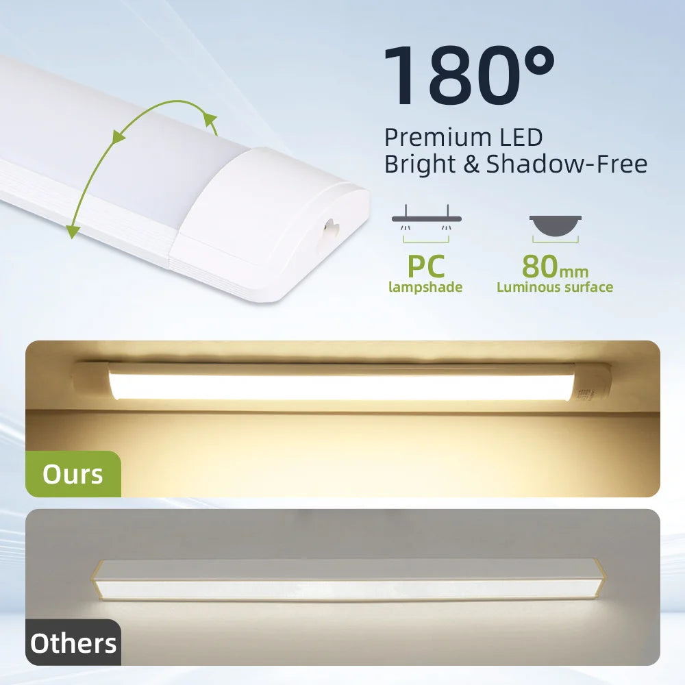 tube led blanc moderne 60cm dimmable adhésif certification rohs ccc