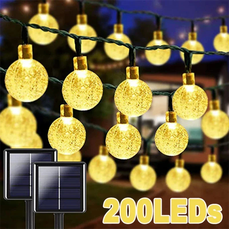 guirlande lumineuse multicolore translucides modes autoinstallation moderne extérieure decoration jardin festive