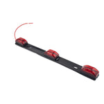 barre lumineuse led rouge moderne vis fixations incluses 36cm 2.7mm 1.4mm