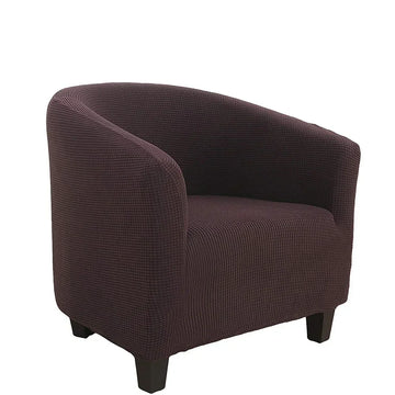 housse fauteuil moderne carreaux gris blanc élastique décorative salon salon maison intérieur