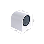 applique murale led moderne ip65 gu10 éclairage intérieur extérieur noir blanc