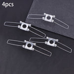 clips fixation argentés modernes abat jour lampes suspendues 13.3cm 11.8cm 10cm 14.5cm 11cm