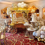 tables basses décoratives or marbre occasion mariage anniversaire moderne élégantes ajourées fleurs gâteaux