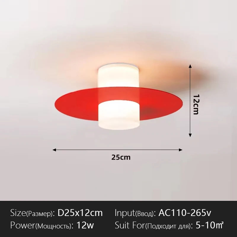 lampe table led blanc rouge noir moderne minimaliste touch control interrupteurversible