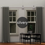 tringles rideau noir blanc doré argent moderne sphère décorative clips