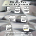 housse couette polyester motif géométrique moderne 135x200cm 150x200cm 160x220cm 200x200cm 200x230cm 220x240cm 2pcs taies
