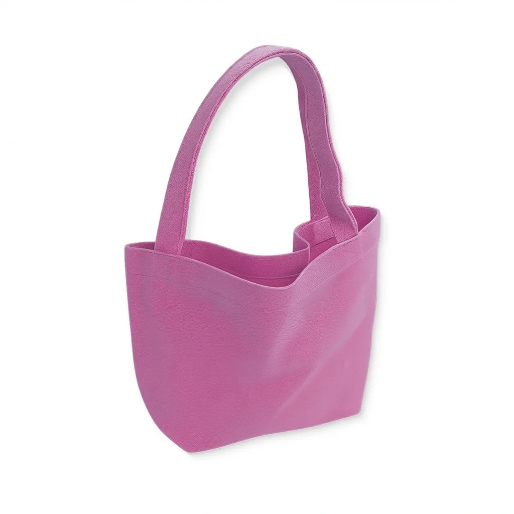 sac main toile couleur bleu rose jaune noir casual poignées détachables