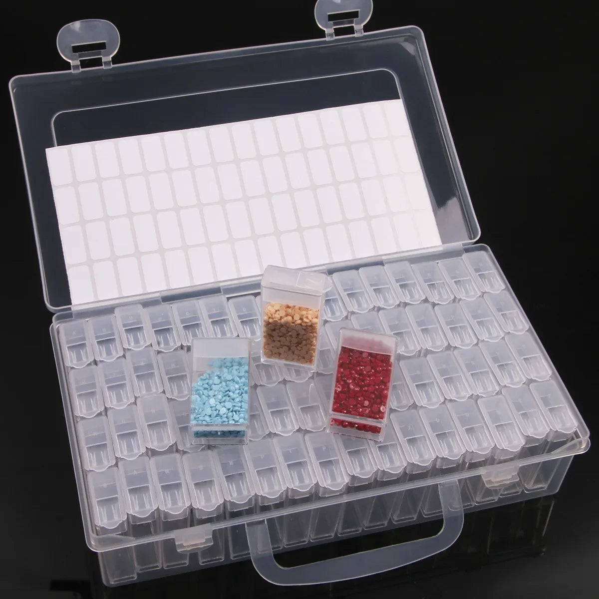 boîtes rangement bijoux transparentes modernes compartiments poignées organisation accessoires diy mosaïque.storage