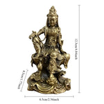 statue bouddha bronze détaillée motifs floraux traditionnelle religieuse décoration maisonscrição