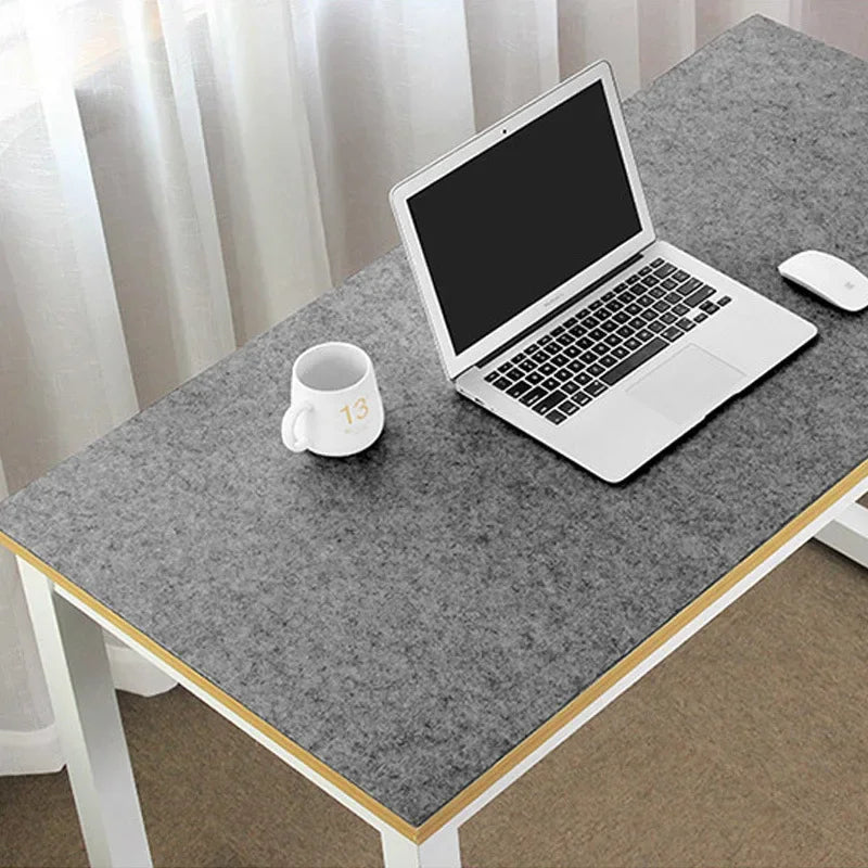 tapis gris texturé moderne durable souris grande taille 120x60cm 90x45cm 80x40cm