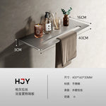 étagère murale moderne métal beige clair sans perçage adaptable différents tapis rond