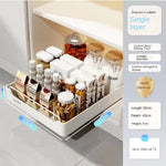 boîtes rangement blancs modernes tiroirs acier inoxydable rangement efficace conteneurs cuisine minimaliste