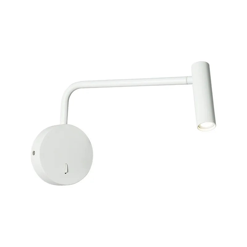 lampe murale moderne or blanc noir minimaliste interrupteur mural articulée éclairage chambre entrée