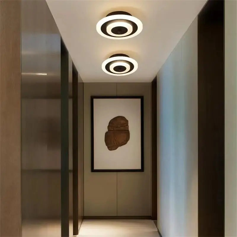 plafonnier led moderne carré blanc noir éclairage quotidien contemporain fixations invisibles multiples ledsflux élevé