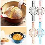 paniers pain rustique rayures horizontales beige clair fermentation pâte levée rotin naturel cuisson artisanale
