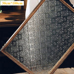 film décoratif fenêtre transparent motifs géométriques adhésif moderne stickers intérieur vitre geometrie