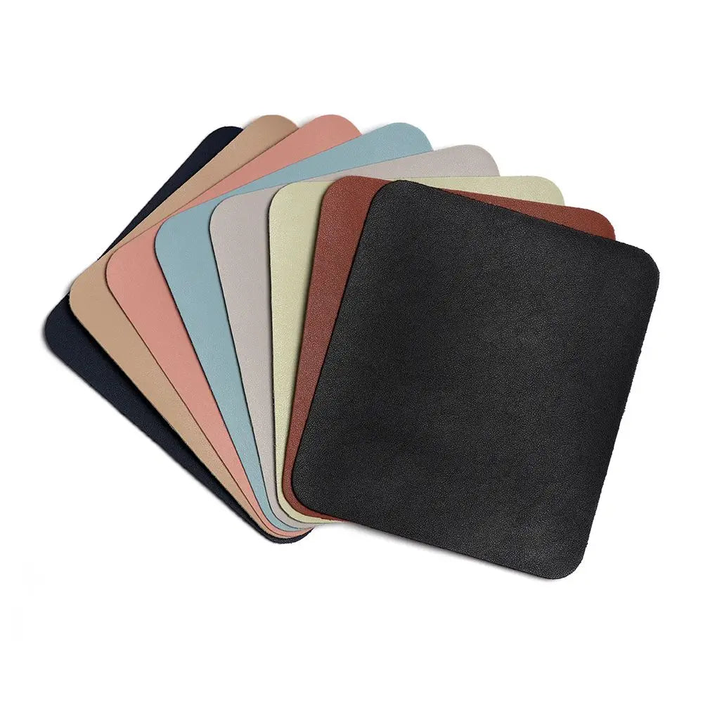 tapis souris antidérapant caoutchouc noir bleu vert gris moderne uni mat portable pc gaming