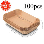 papier cuisson plissé rectangle antiadhésif moderne 100pcs 255cm 175cm respectueux environnement