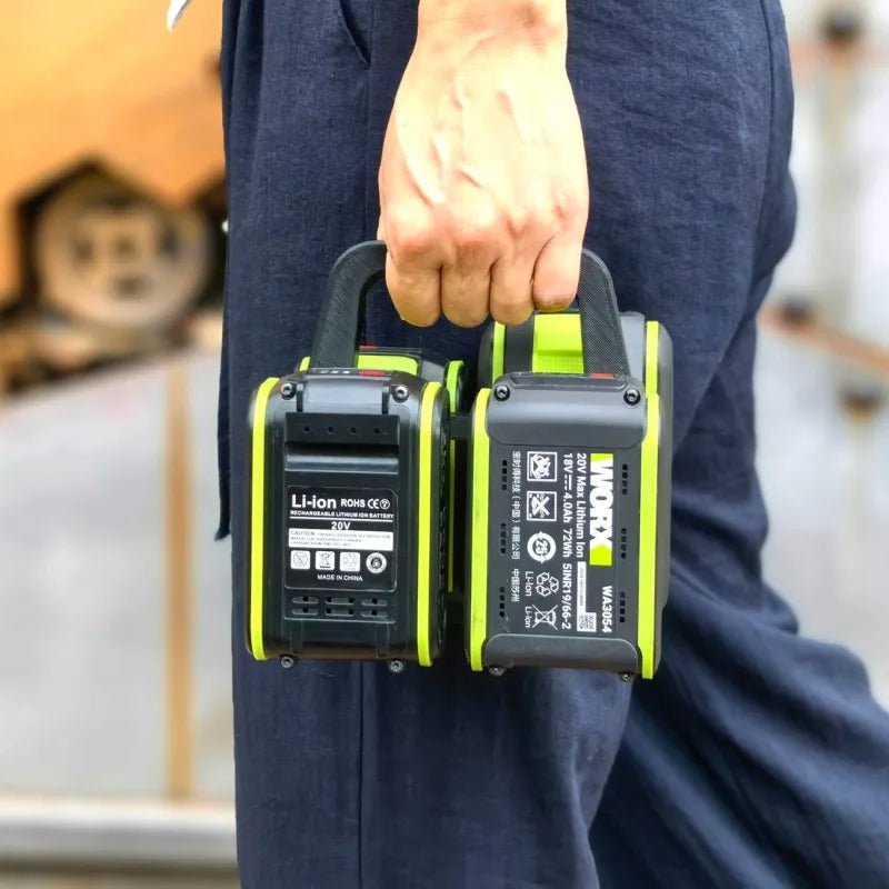 support batteries worx bigfoot noir vert jaune industriel slots slots slots bricolage maison