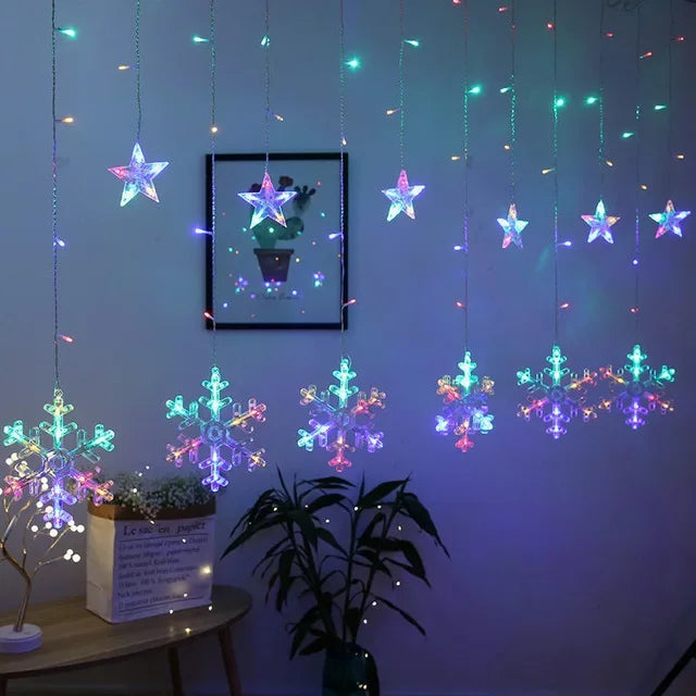 guirlande lumineuse solaire transparente boules dorées clips modernes décoration extérieure noël jardin festive