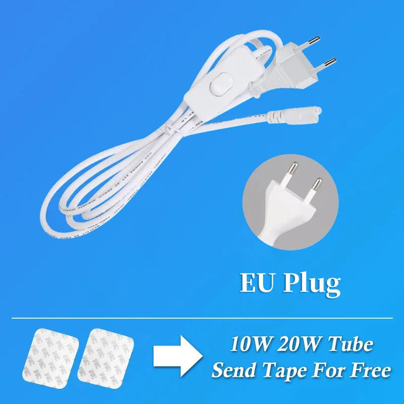 lampe murale led blanc moderne câble double face adhésive chambre cuisine