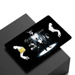 protection carte bancaire stickers michael jackson noir signature adhésifs réutilisables moderne waterproof echangement