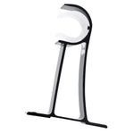 supports murals cordon câble noir blanc modernes fixations lisses opaques