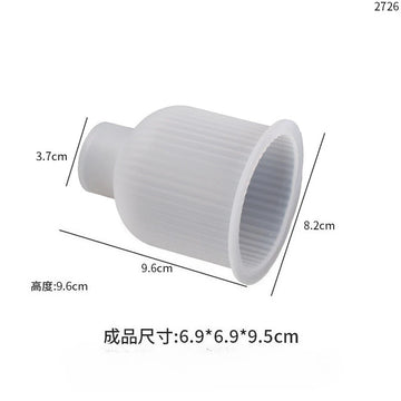 plateau silicone blanc moderne lisse décoration maison conteneur bonbons pot fleurs cadeau