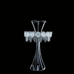 lampe table moderne cristaux argentée anniversaire mariage valentin Halloween