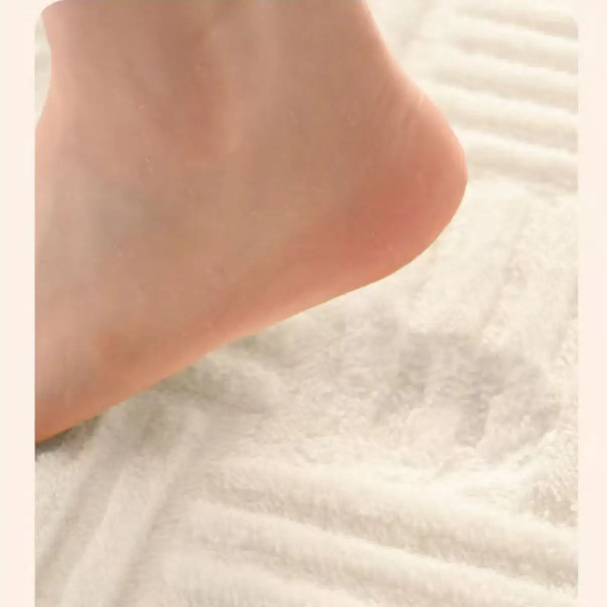 tapis bain gris clair rayures horizontales coton doux moderne absorbant