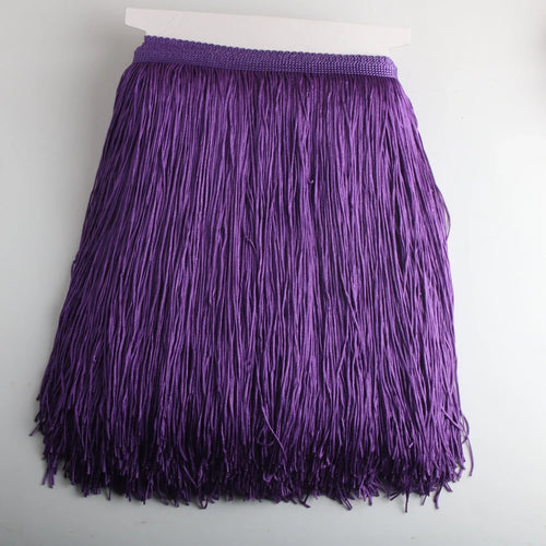 franges dentelle polyester jupe danse latine decoration partie moderne rouge noir vert bleu violet