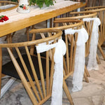 Chemin de table jaune rayé pour fête