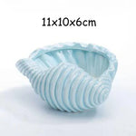 petit cache pot ceramique bleu motif poisson marin decoratif plante succulente maison