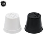 Petit cache-pot plastique noir pour cactus