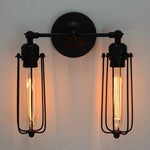 Lampe de chevet industrielle vintage avec abat-jour réglable