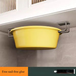 porte couverts universel bois naturel métal chromé moderne adhésif multifonction vaisselle rangement cuisine efficace