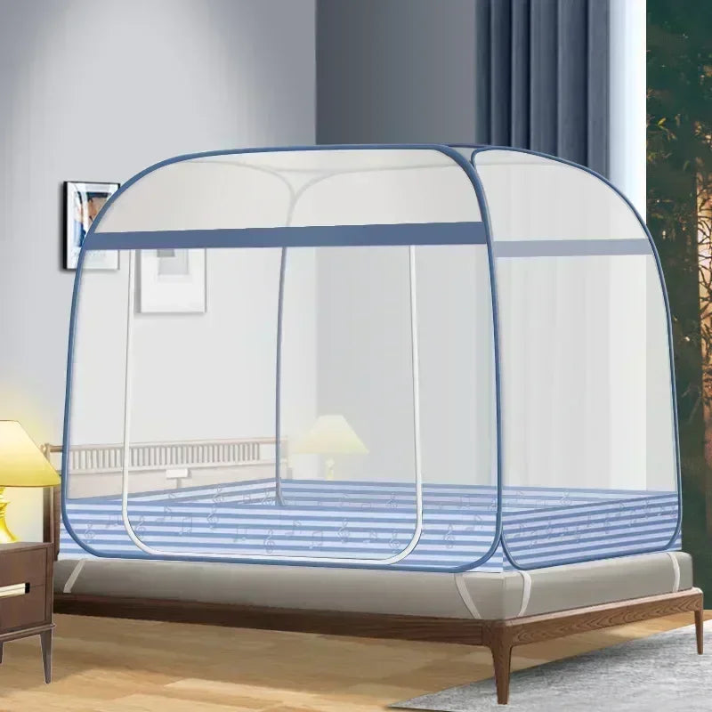 moustiquaire filet anti moustique pliable blanc maille fine élastiques voyage camping maison