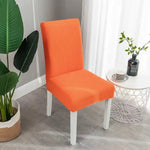 housses chaise moderne gris tissu petits points polyester coton plage fauteuil mariage banquet protection