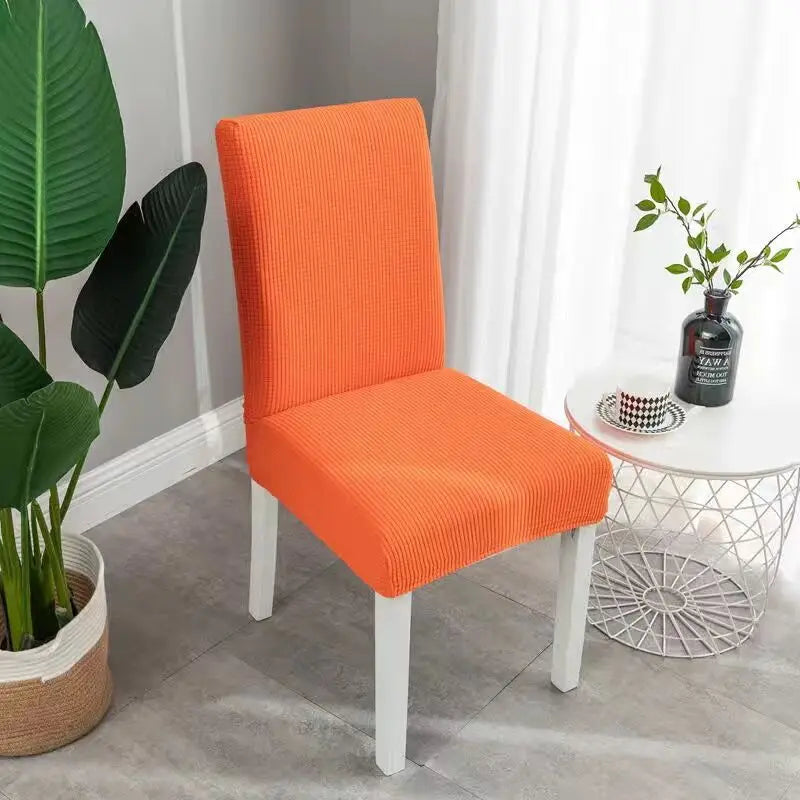housses chaise moderne gris tissu petits points polyester coton plage fauteuil mariage banquet protection