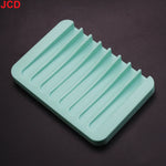 support savon silicone rose violet bleu vert orange gris moderne rayures horizontales