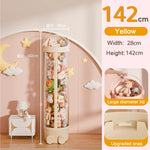 boîtes rangement jouets transparentes moderne rose clair pliables multifonctions organisation enfants storage zipper toy