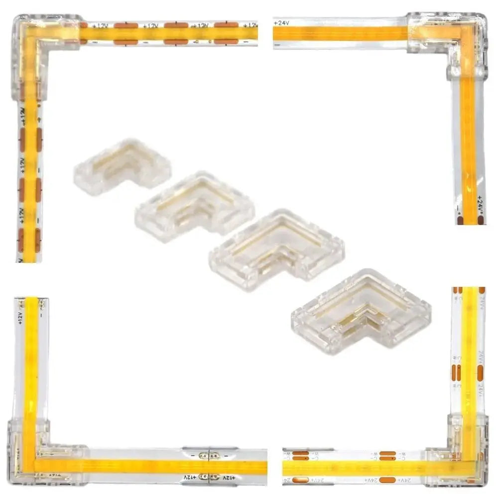 connecteur led transparent moderne pratique clips retenue 24v broches cct fcob rvb