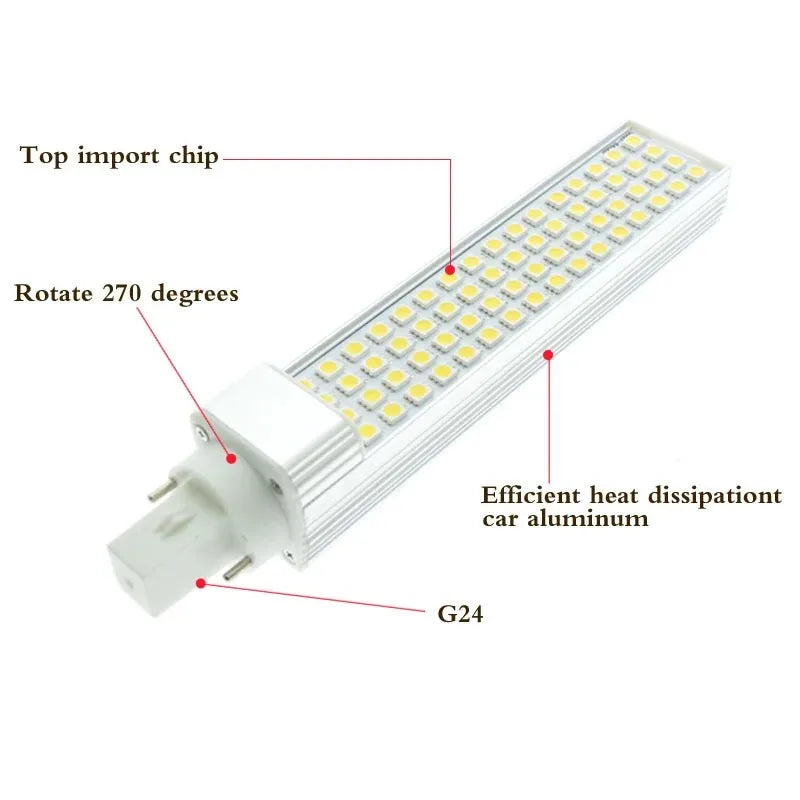 ampoule led epis maïs culot e27 g24 projecteur intérieur blanc moderne haute puissance