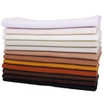 tissu polyester felt 1.2mm blanc marron noir orange simple opaque bricolage couture décoration