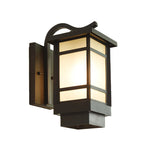 lampe murale moderne noir verre trempé éclairage extérieur résistant hydrofuge facile