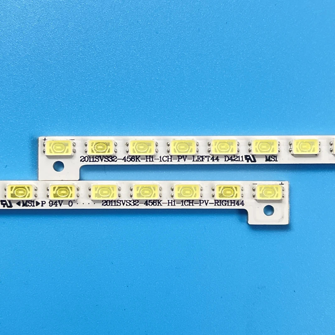 bande led 44 diodes blanc moderne téléviseur alu flux lumineux diodes led fixations